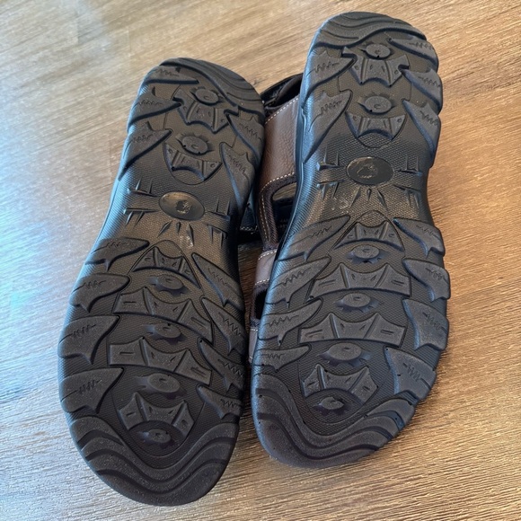 Gardella Men’s Brown Sport Sandals Size 9 Adjustable Velcro Straps 278251 NWOT - Picture 6 of 8